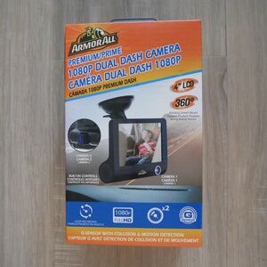 ArmorAll Premium 1080p Dual Dash Camera NEW~